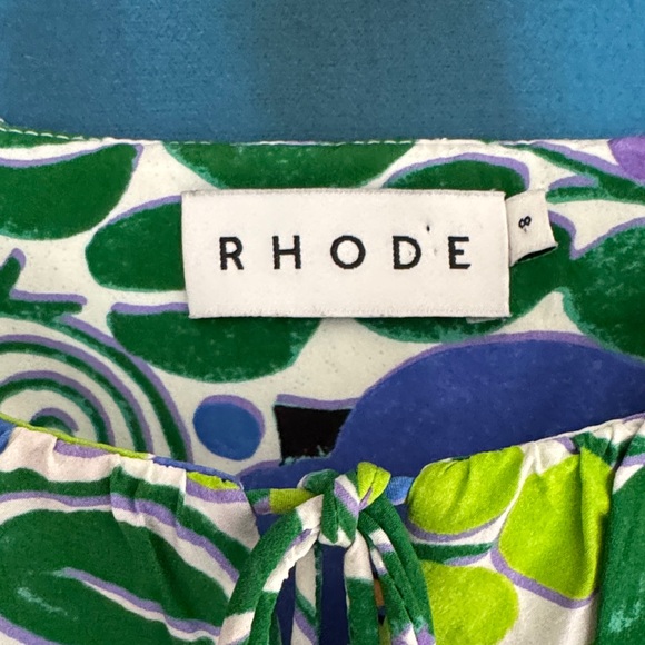 RHODE Milo Midi Dress Wisteria Aura Blossom - Picture 4 of 9